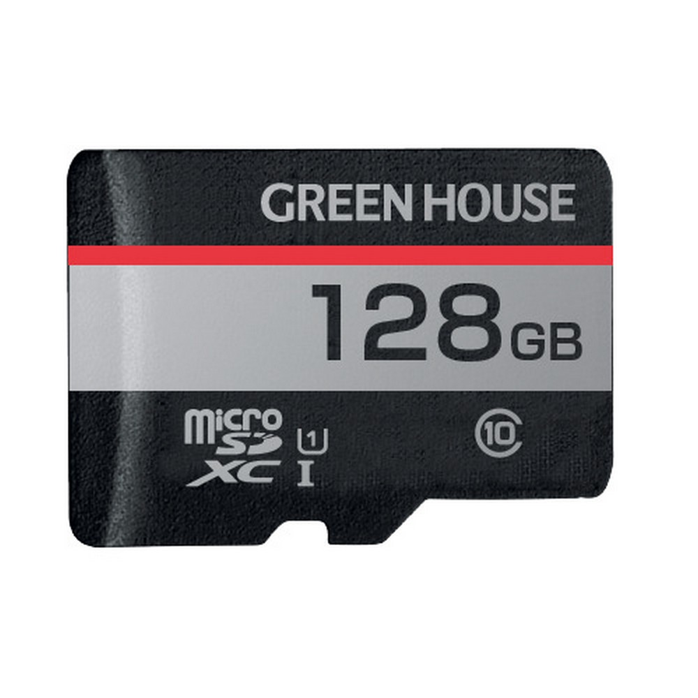 グリーンハウス microSD XCカード 128GB GH-SDM-RUA128G