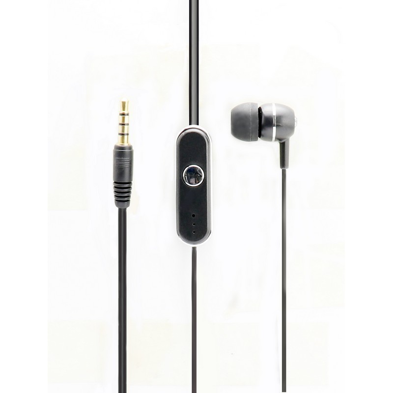 FSC ハンズフリー 片耳イヤホン ブラック FS-EMM01-BK