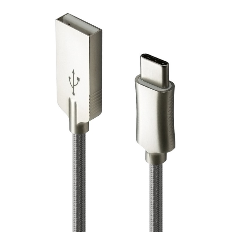 【販売終了】FSC USB Type-Cケーブル メッシュ 0. 5m シルバー FS-CASTU50-SV