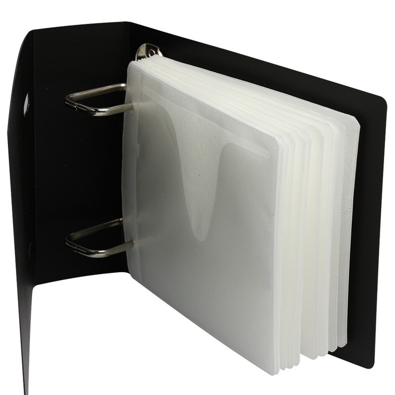 FSC ブルーレイ Blu-ray 対応 不織布バインダー FS-BINFBDR16-BK