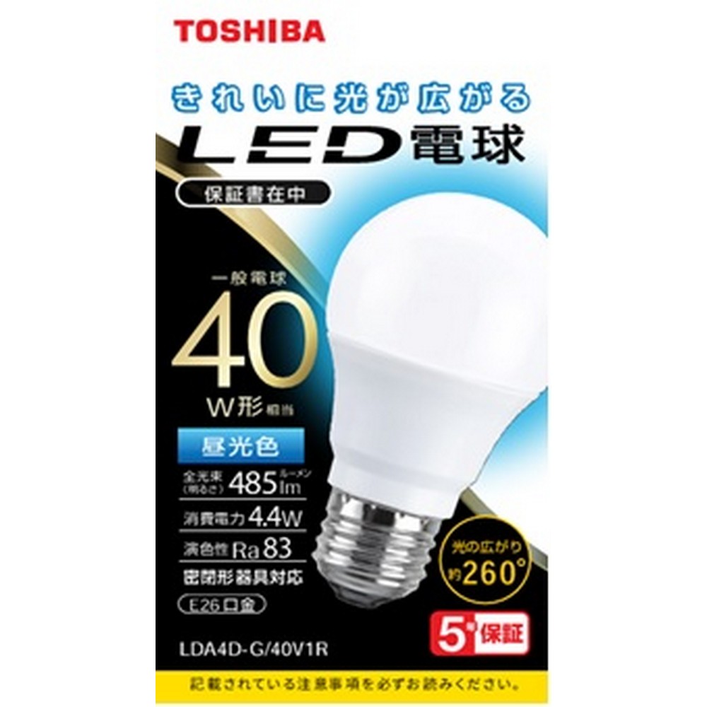 東芝 LEDゼンホウコウ40ＷＤショク LDA4D/G/40V1R