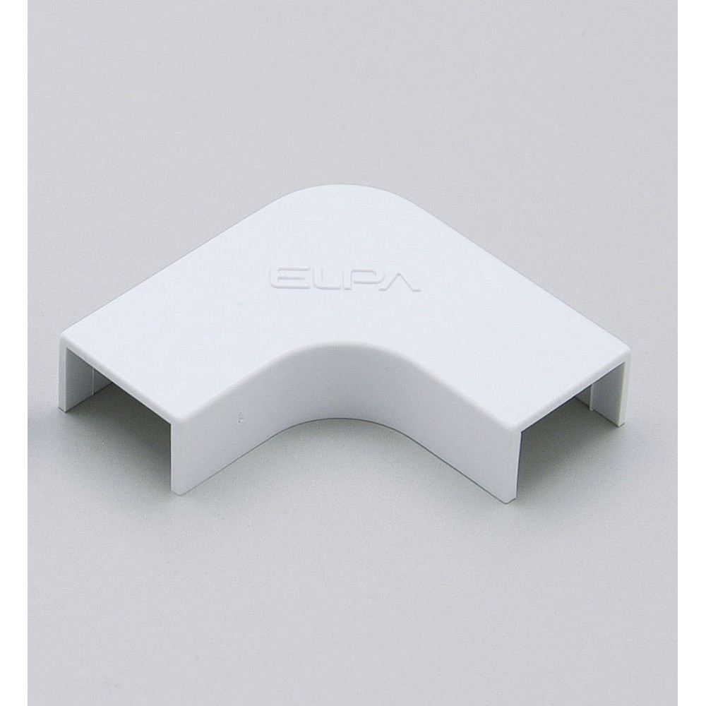 エルパ ABSモール用マガリ 1号 ホワイト 2個入 MM-1H (W)