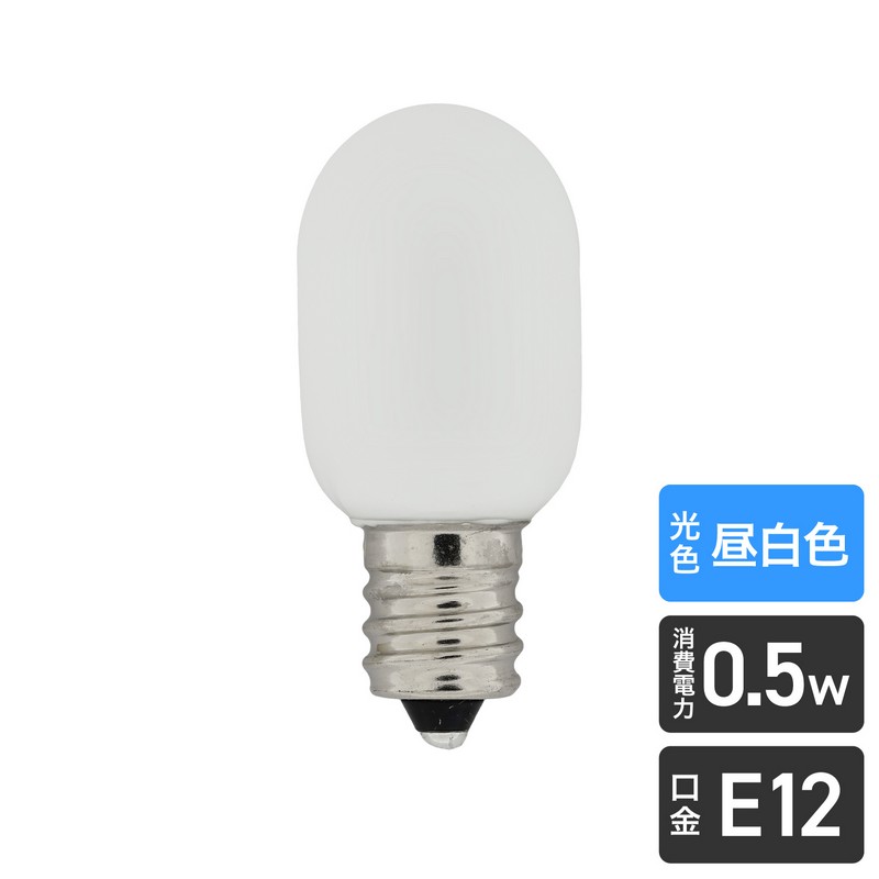 エルパ LED電球 ナツメ形 E12 昼白色 LDT1N-G-E12-G100