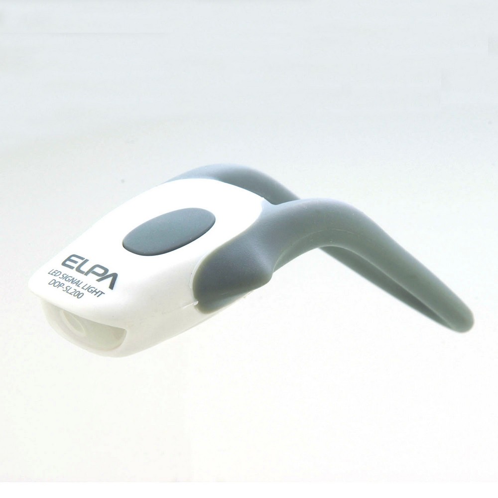 【販売終了】エルパ(ELPA) LEDシグナルライト ストレッチ型 ホワイト DOP-SL200(W)