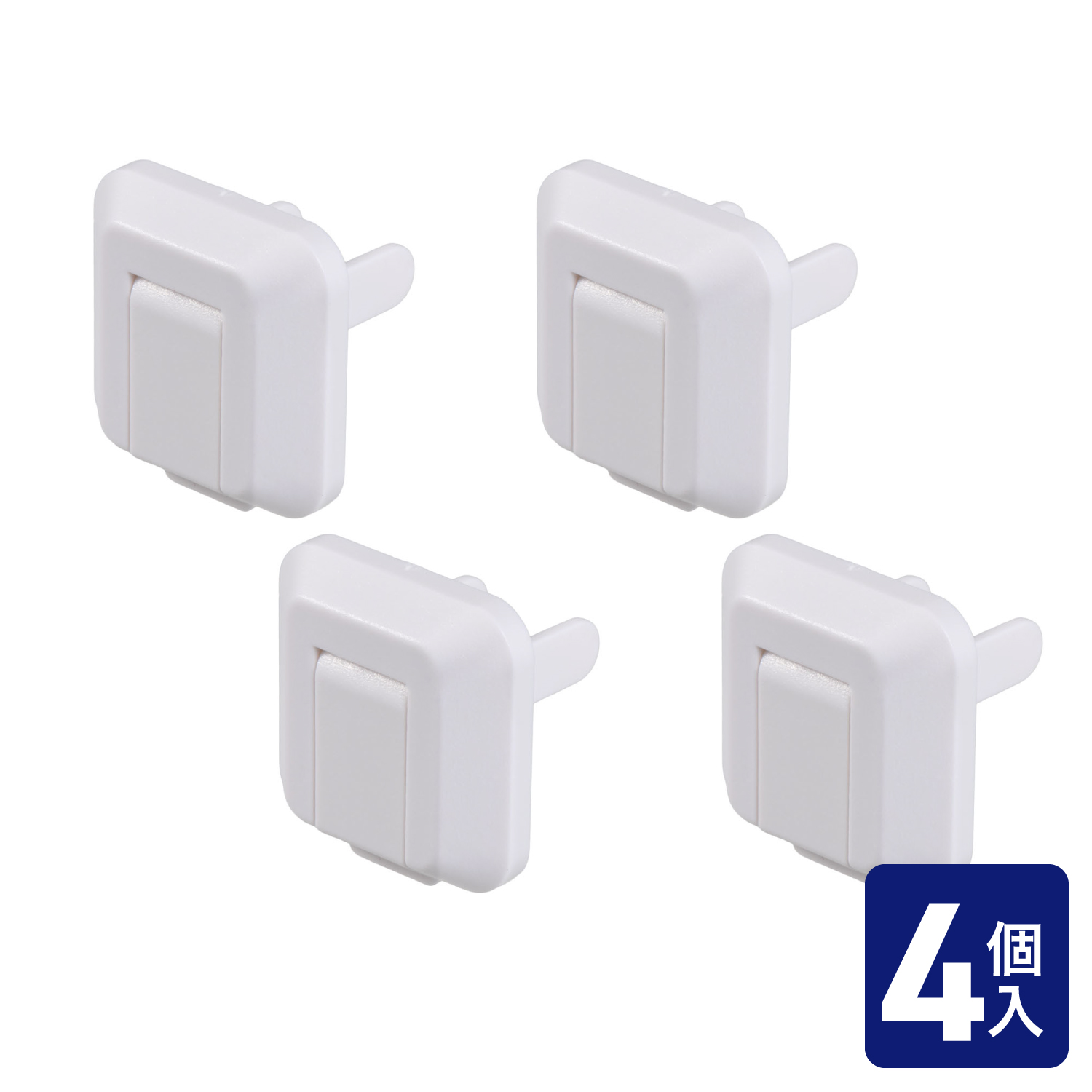 エルパ(ELPA) ロック式コンセントキャップアース AN-L304(W)