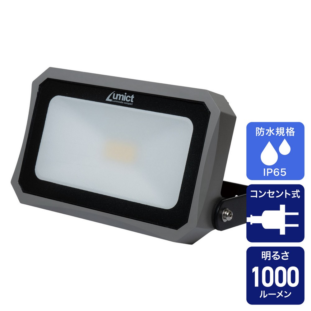 エルパ(ELPA) LED投光器 AC電源 1000ルーメン LFL-1001