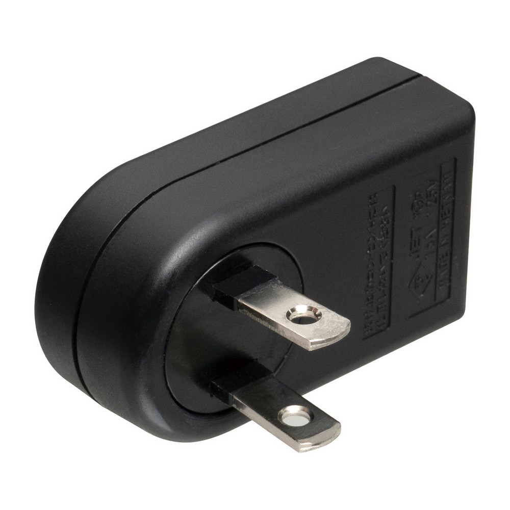 エルパ(ELPA) 回転ACアダプター ブラック A-390B(BK)