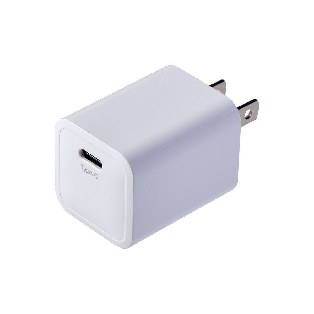 エルパ(ELPA) USB充電器 PD45W コンパクト Type-C×1 ホワイト UC-C14B(W)