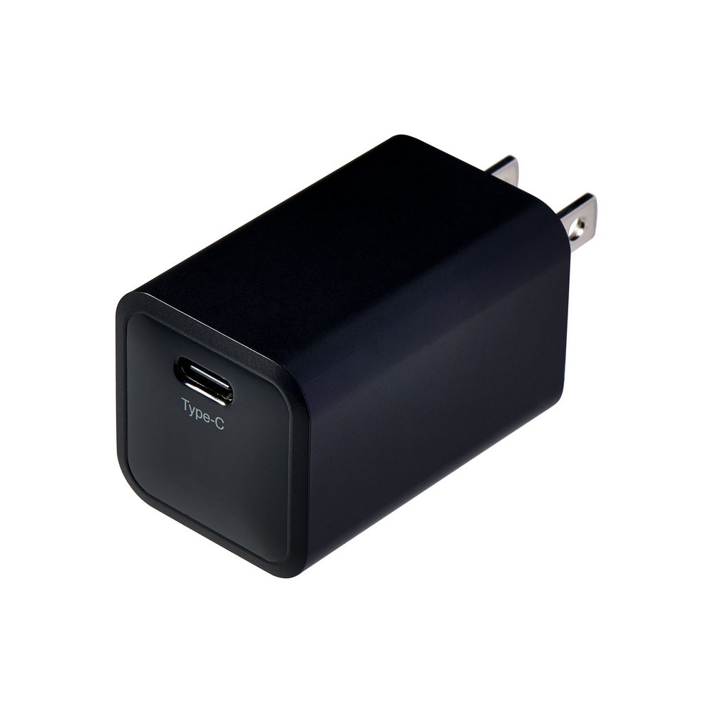 エルパ(ELPA) USB充電器 PD65W コンパクト Type-C×1 ブラック UC-C16B(BK)