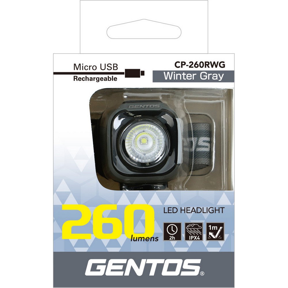 ジェントス カラフルコンパクトヘッドライトＲＷＧ CP-260RWG