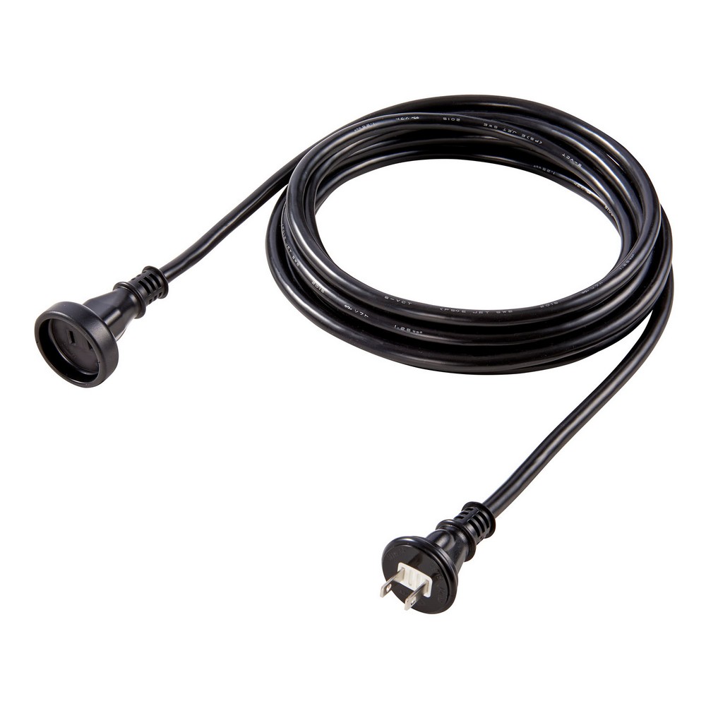 正和電工 2芯タイプ 防雨型 延長コード 5M ブラック WP-5BK