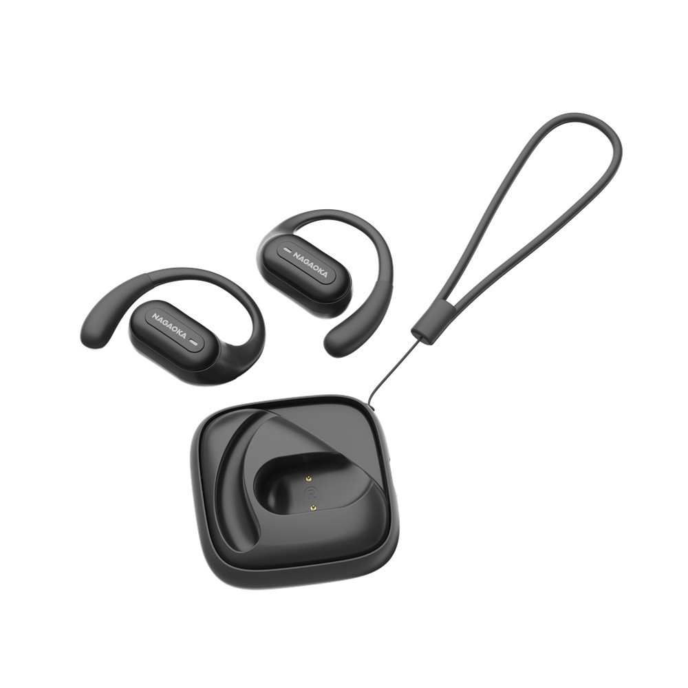ナガオカ オープンイヤー型ワイヤレスイヤホン NOW10MBK
