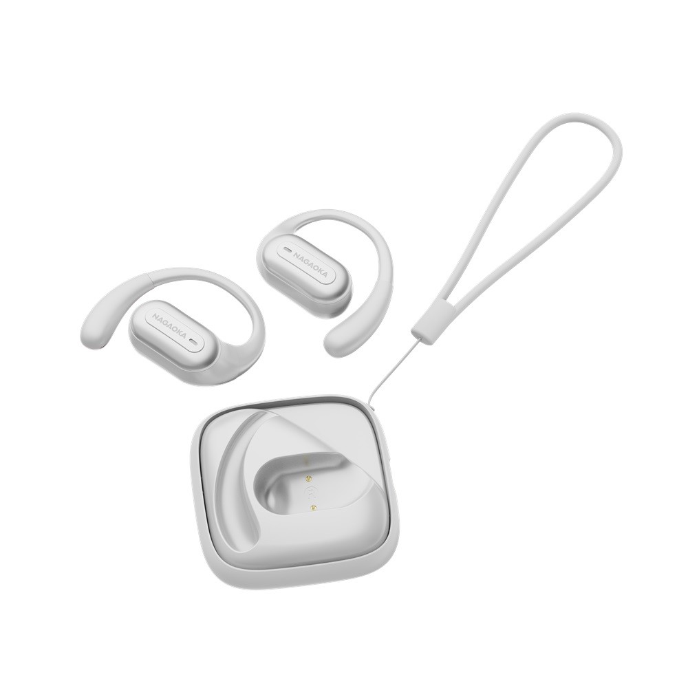 ナガオカ オープンイヤー型ワイヤレスイヤホン NOW10WH
