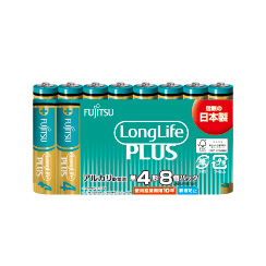 富士通 ロングライフプラス 単4形 8個入 シュリンクパック LR03LP(8S)