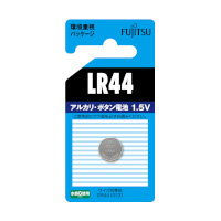 富士通 アルカリボタン電池 1個 LR44 LR44C(B)N
